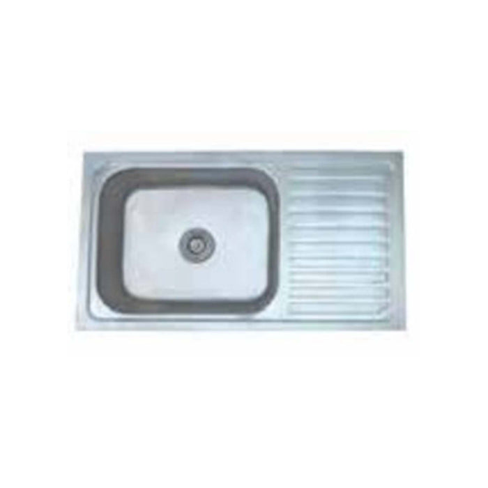 DURA SINGLE  BOWL WITH DRAIN BOARD