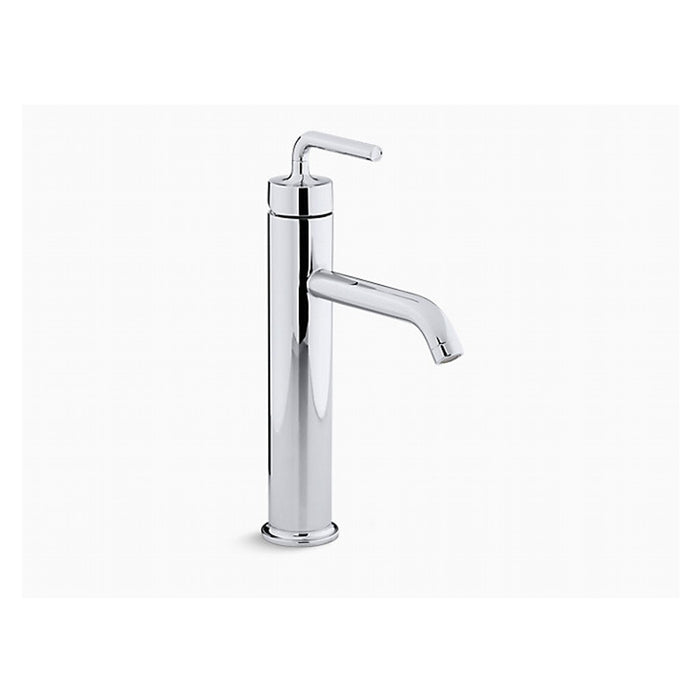 Kohler-Purist  Tall Single-control Lavatory Faucet With Straight Lever Handle, Without Drain