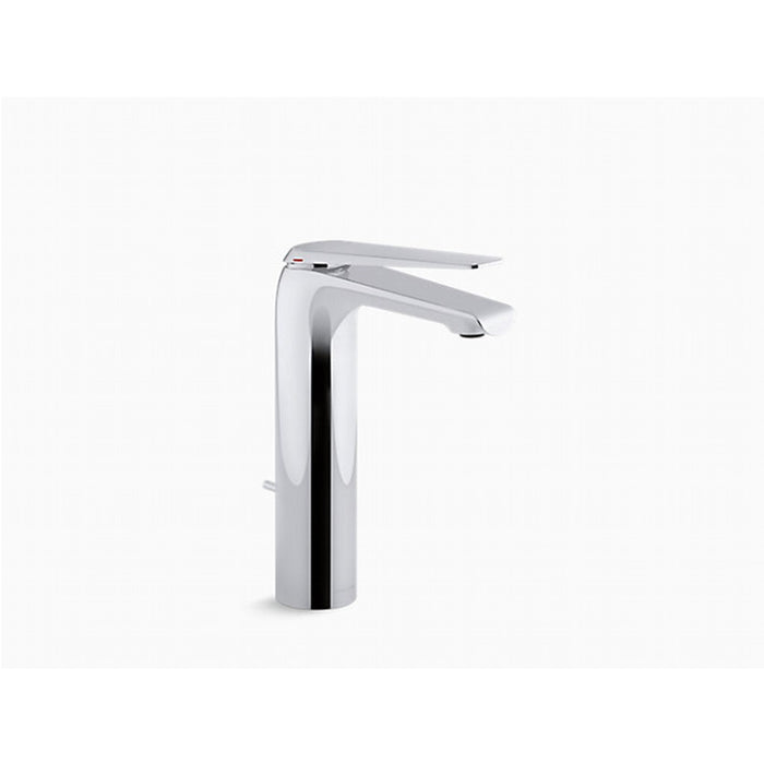 Kohler-Avid  Single-control Tall Lavatory Faucet With Drain In Polished Chrome