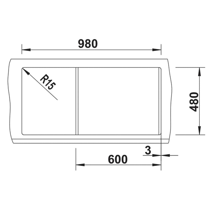 Hafele Pleon 8 Kitchen Sink