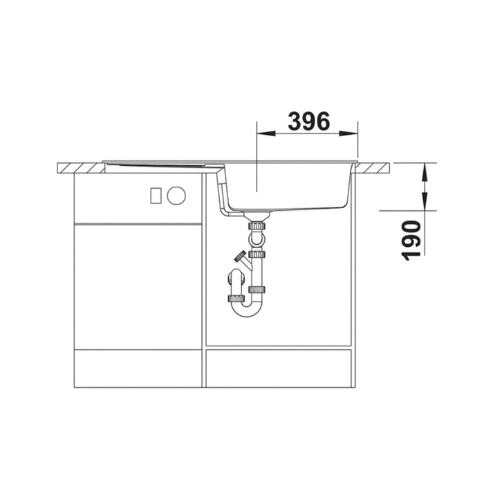 Hafele Pleon 8 Kitchen Sink