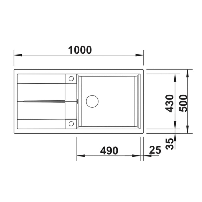 Hafele Pleon 8 Kitchen Sink