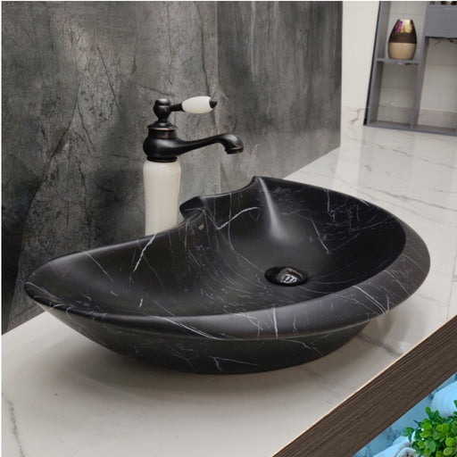 Toyo showroom/shop near me sarjapur road, sarjapur road toyo showroom/shop, wash basin showroom sarjapur road, sarjapur road wash basin showroom, new designer wash basin, premium wash basin, low price wash basin, multi colour wash basin, Toyo 142 Black Marble Matt Wash Basin