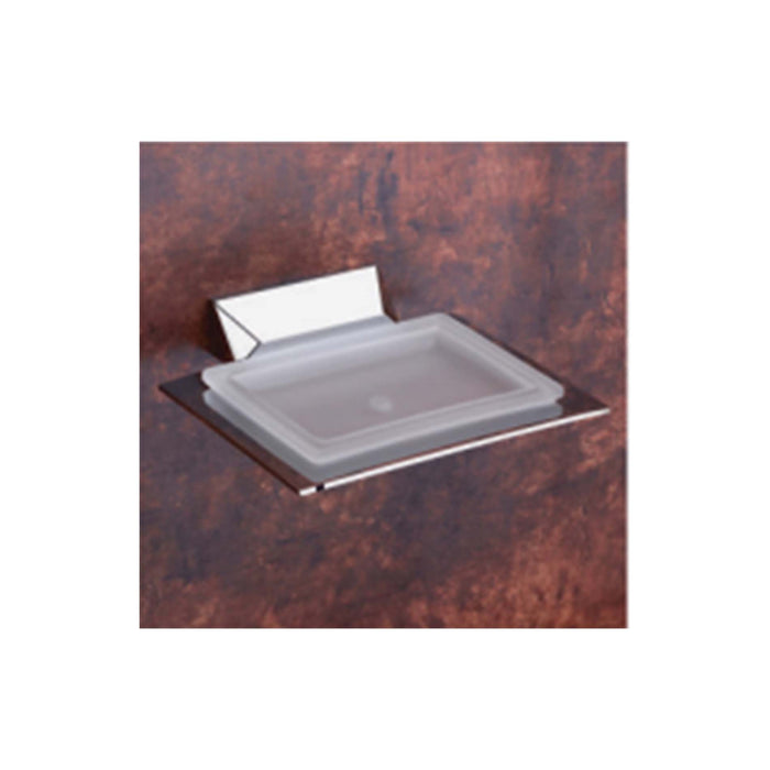 U-VA  C.P - GLASS SOAP DISH