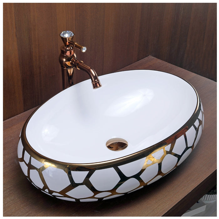 Toyo showroom/shop near me sarjapur road, sarjapur road toyo showroom/shop, wash basin showroom sarjapur road, sarjapur road wash basin showroom, new designer wash basin, premium wash basin, low price wash basin, multi colour wash basin, Toyo 107 White & Golden Wash Basin