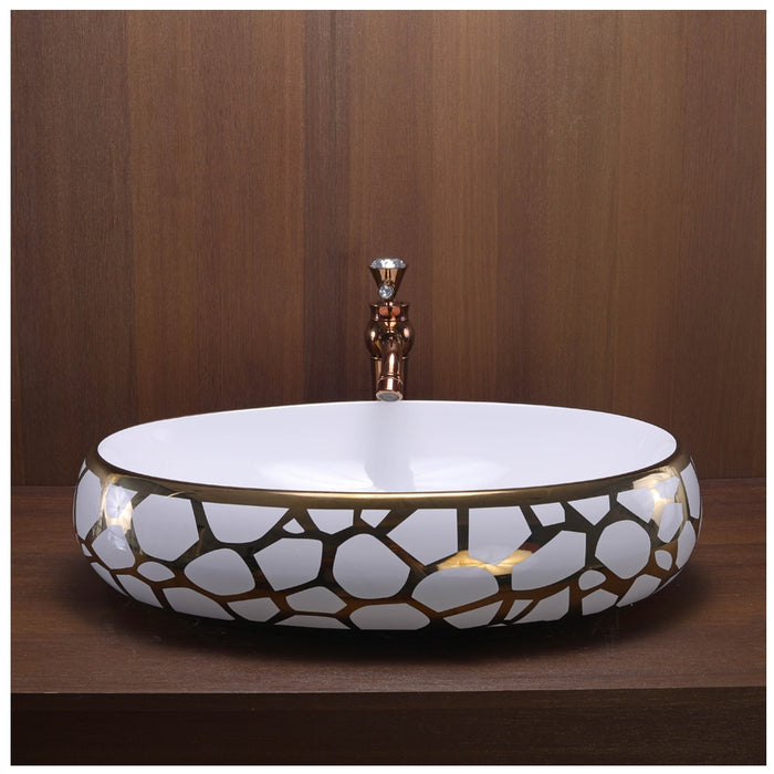 Toyo showroom/shop near me sarjapur road, sarjapur road toyo showroom/shop, wash basin showroom sarjapur road, sarjapur road wash basin showroom, new designer wash basin, premium wash basin, low price wash basin, multi colour wash basin, Toyo 107 White & Golden Wash Basin